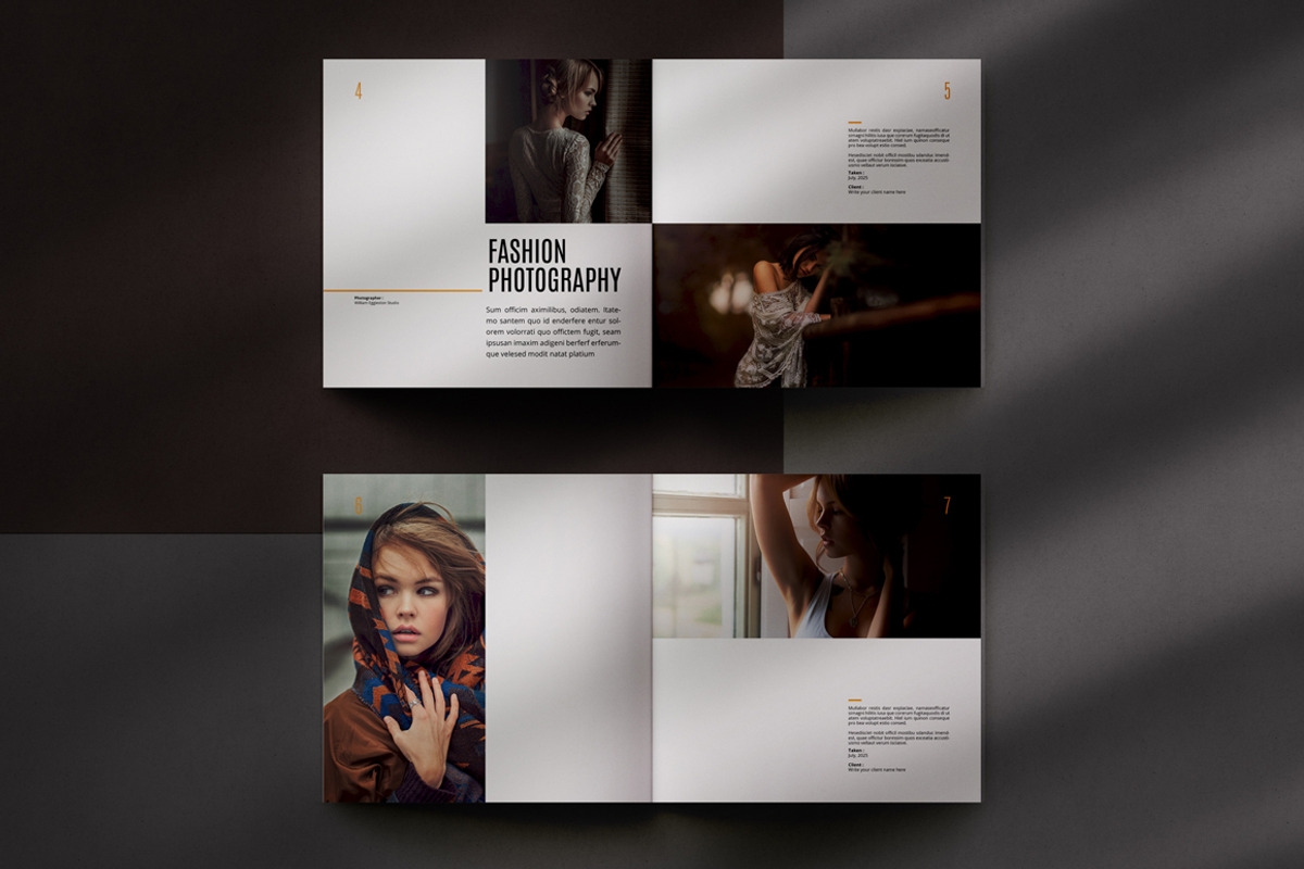 Photography Portfolio Template, a Brochure Template by adekfotografia (Photo 3 of 13)
