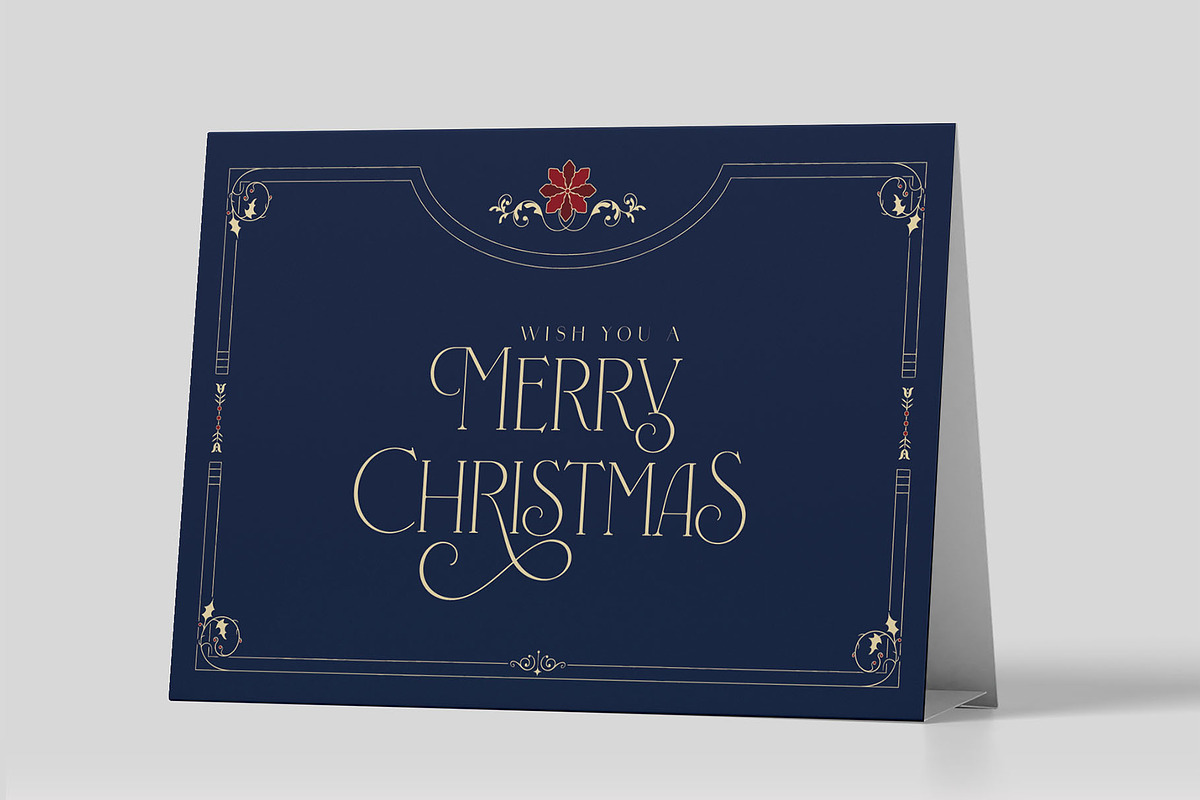 Christmas Table Tent Template, a Card Template by BrandPacks (Photo 5 of 5)