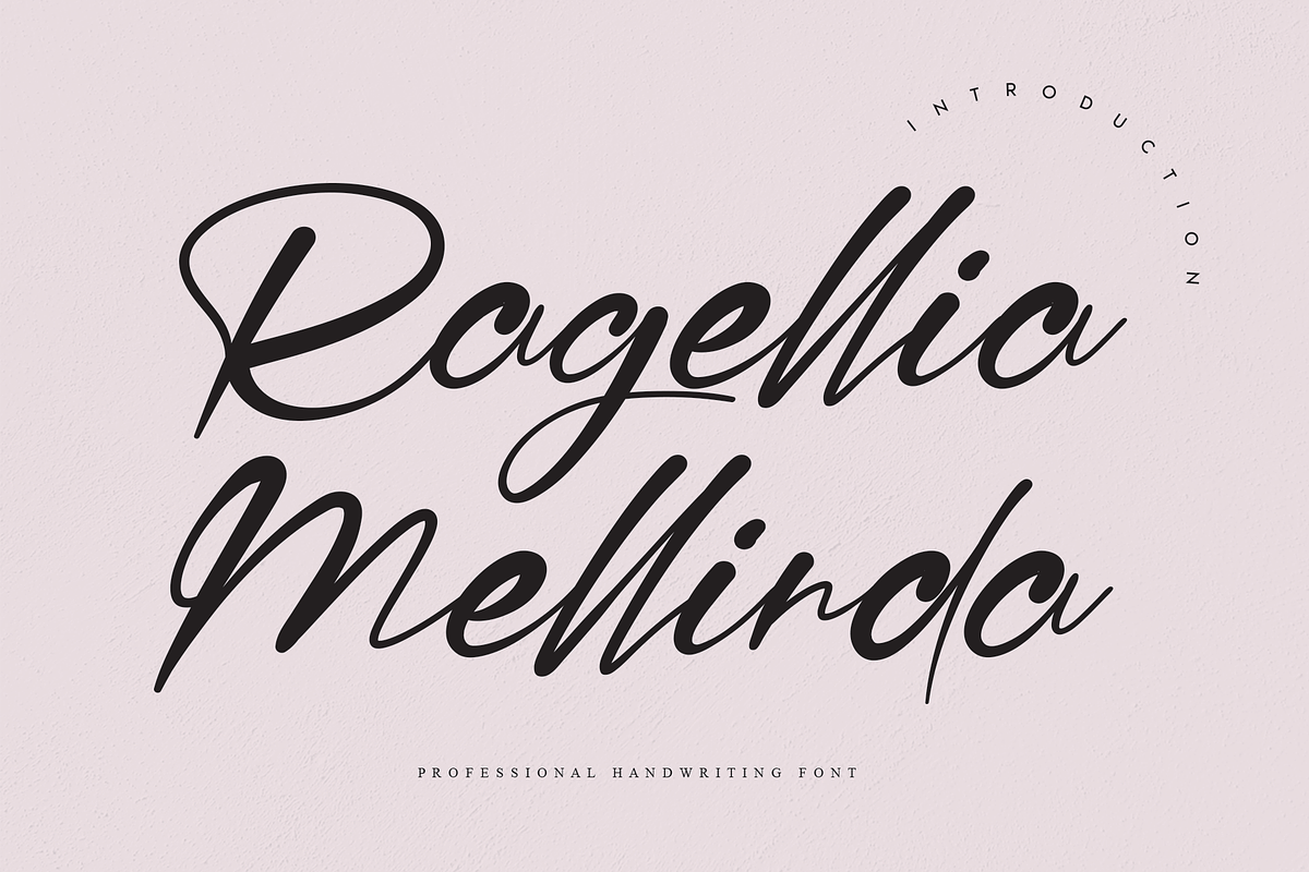 Ragellia Mellinda | handwritten font, a Script Font by Scratchones (Photo 1 of 9)