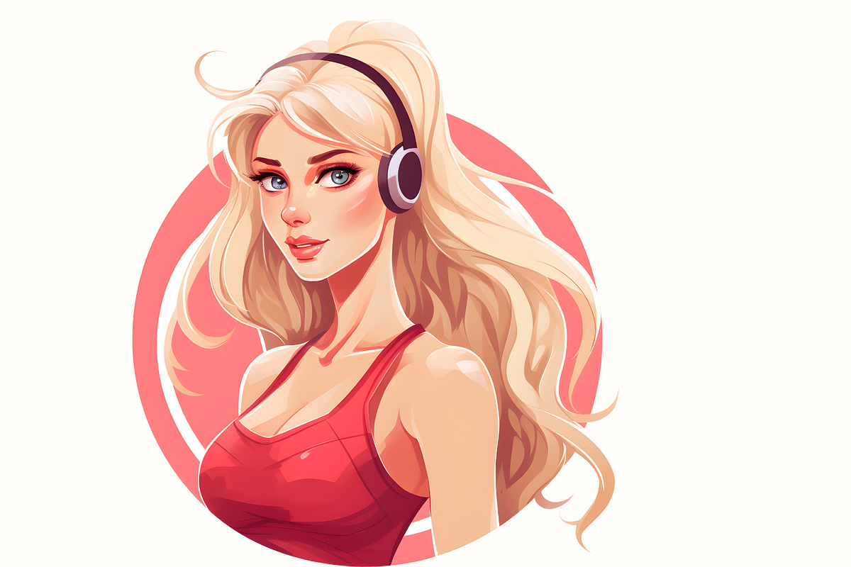 Fashion Girl Bundle, a Person Illustration by MajorArtTm (Photo 9 of 9)