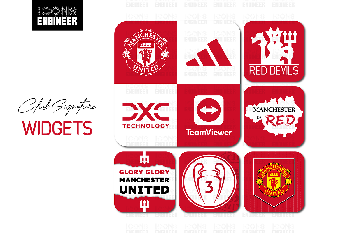 Man United Theme Pack | Home Kit, an Icon by IconsEngineer (Photo 3 of 11)
