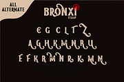 Bronxi - A Vintage Sans Serif Fonts, a Script Font by Vava Aryanto (Thumbnail 12 of 16)