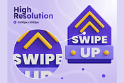 Swipe Up 3D Icons, an Object 3D Model by Rakata Studio (Thumbnail 3 of 7)