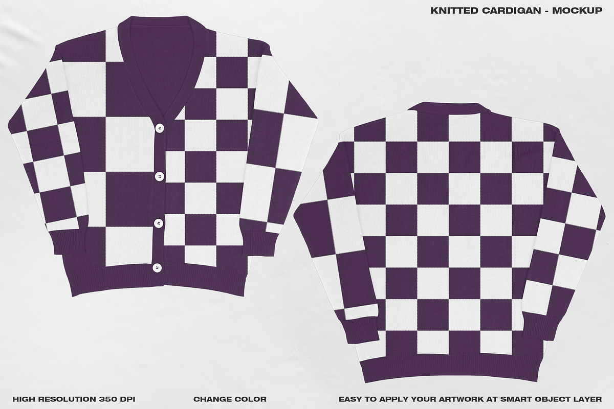 Knitted Cardigan - Mockup, a Hoody Mockup by DaldSgh (Photo 6 of 18)
