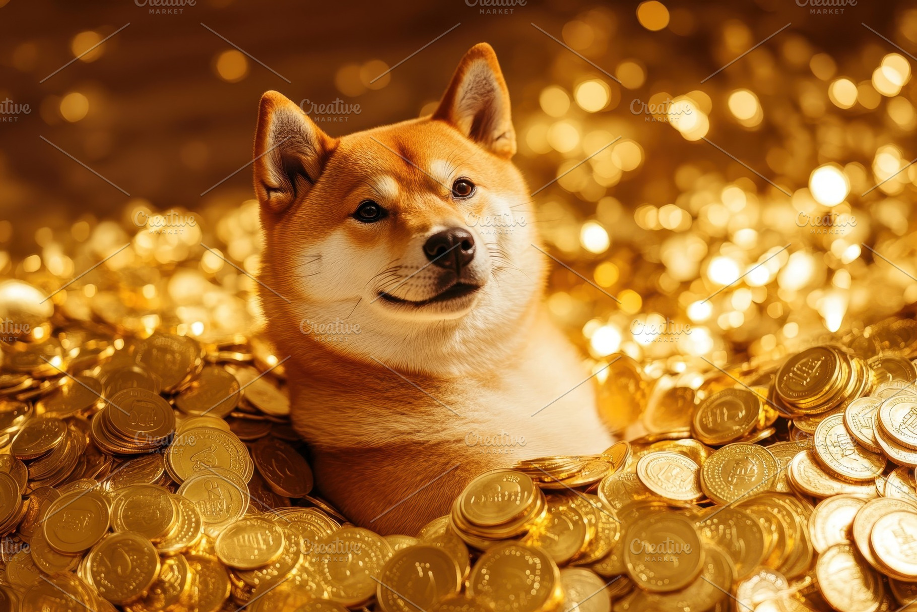 Shiba inu joyfully lounging in a tre, a Photo by Iftikhar Alam