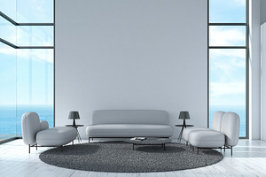 Modern interior living room featuring 3d, apartment, and architecture