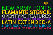 Flamante Stencil -4 fonts-, a Sans Serif Font by deFharo (Thumbnail 5 of 5)