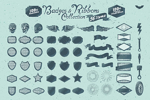Badges & Ribbons Collection