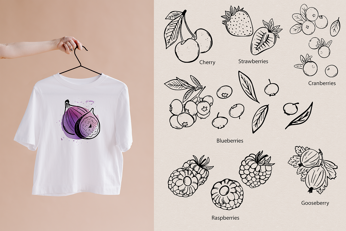 Flavours of the world - line art, a Food Illustration by PenguinArtStudio (Photo 5 of 9)