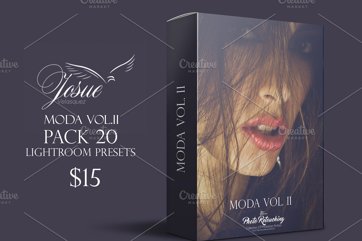 MODA Vol.II - LIGHTROOM PRESETS, an Action Add-On by Josue Velasquez