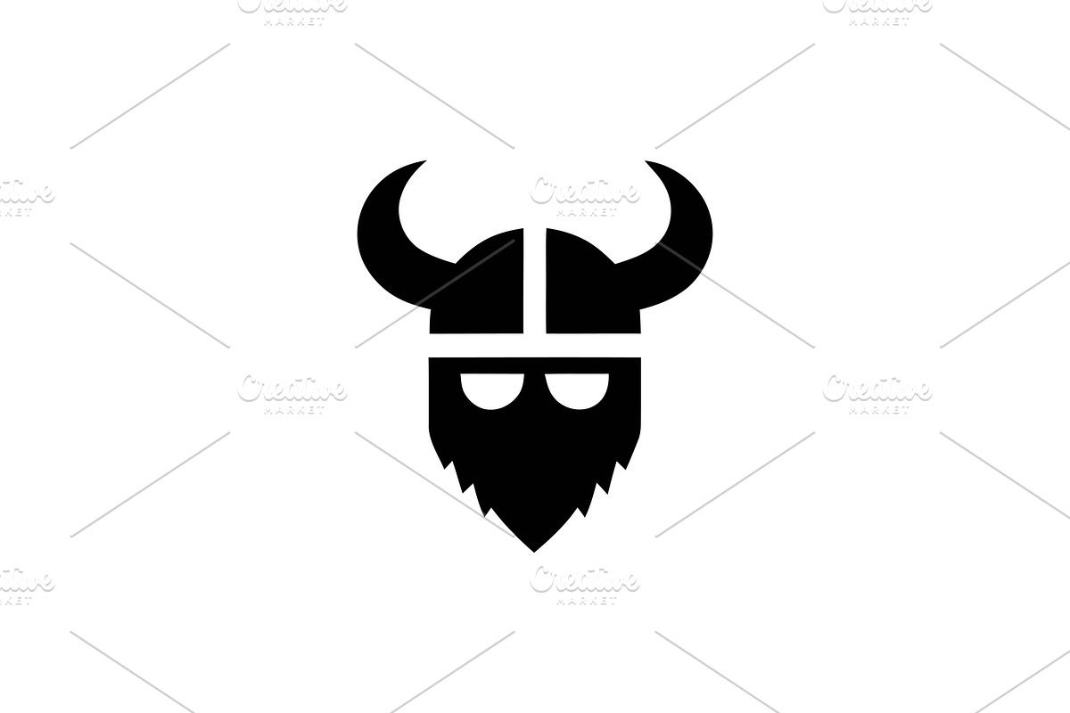 Viking Icon Vector Logo Design, a Branding & Logo Template by Vectorium Studio (Photo 1 of 2)