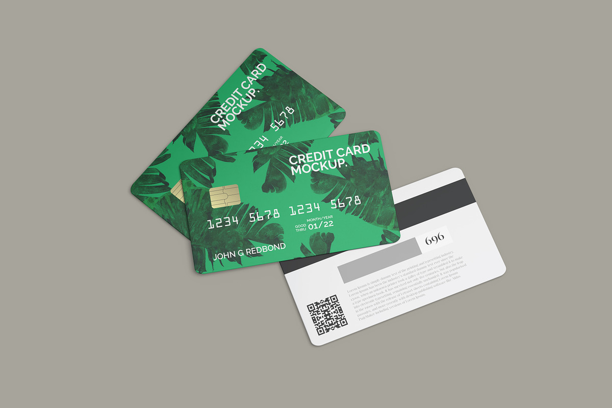 Credit Card Mockup, a Product Mockup by ianmikraz
