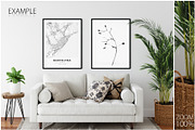 Frames&Walls Coastal Mockups Bundle, a Household Mockup by Yuri-U (Thumbnail 15 of 30)