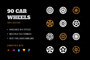 Car Wheel Designs, a Duotone Icon by Brickclay (Thumbnail 1 of 7)