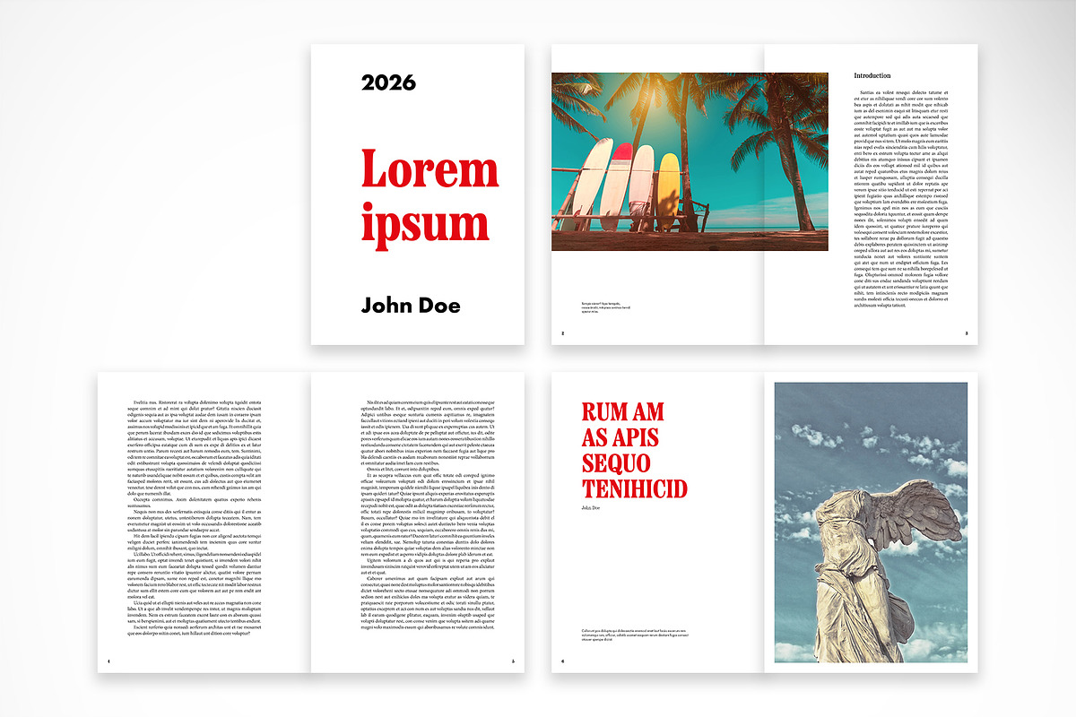 Heritage Magazine Template preview 2