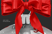 Christmas Ball Mockup Set, an Advertising Mockup by Graphic Bird (Thumbnail 9 of 9)