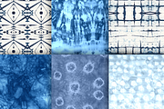 Blue Shibori Paper Pack, a Pattern Graphic by Liz Plummer (Thumbnail 2 of 5)