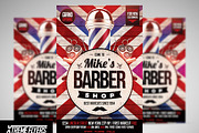 Barbershop Flyer Template, a Flyer Template by XtremeFlyers (Thumbnail 1 of 2)