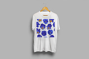 Blue Pansies Seamless Pattern, a Pattern Graphic by MarynaPetrovska (Thumbnail 8 of 11)