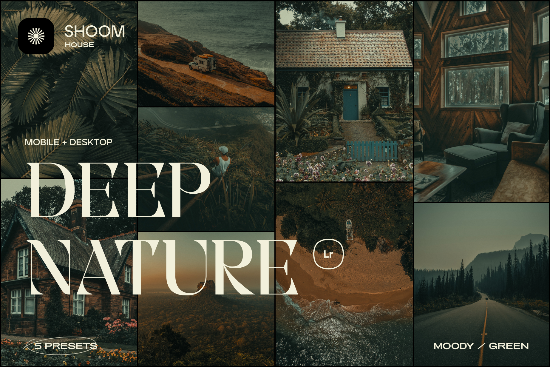5 DEEP NATURE PRESETS, a Preset Add-On by SHOOM HOUSE