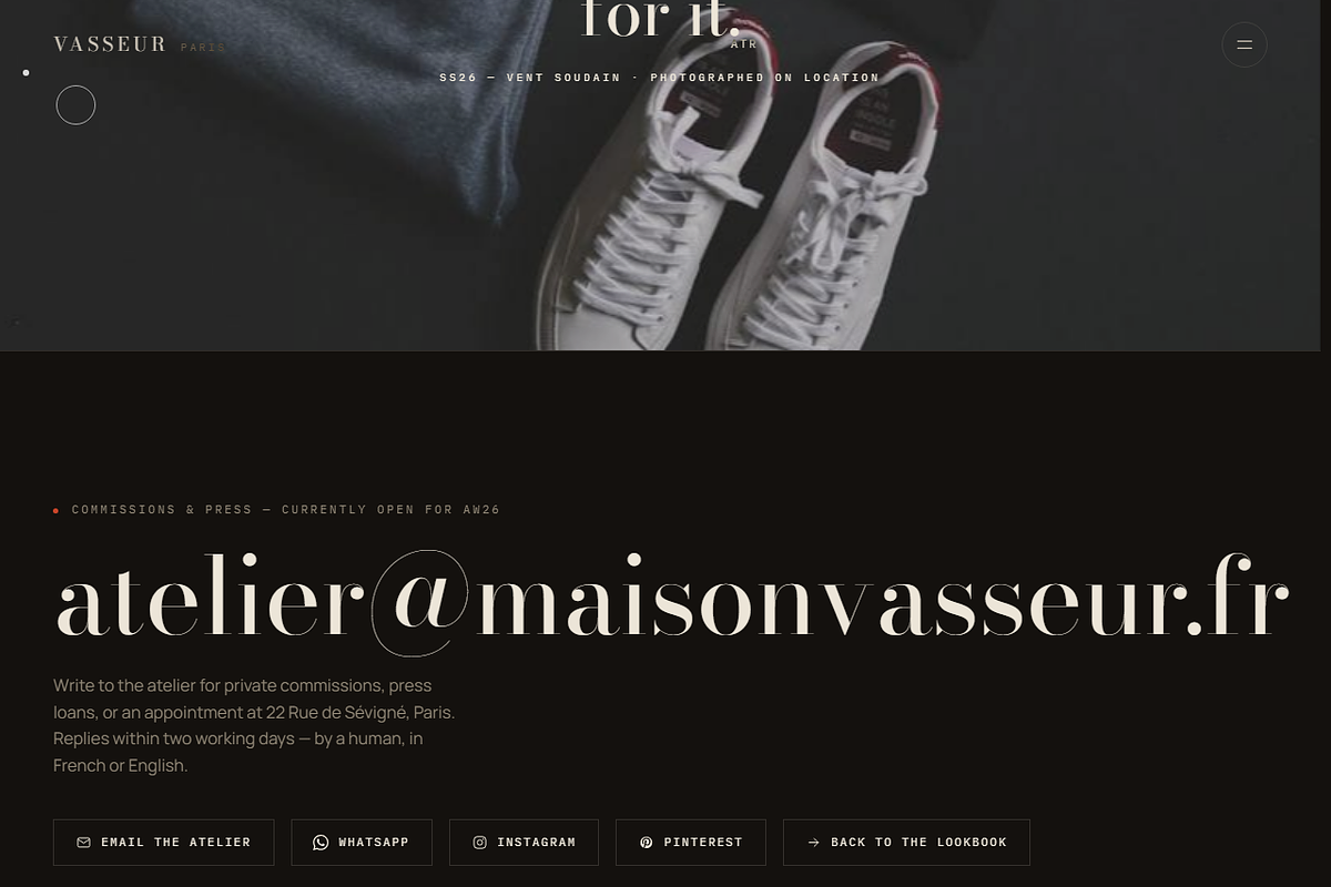 Vasseur Paris Fashion Template, a HTML Template by DigitalsDesigns (Photo 7 of 7)