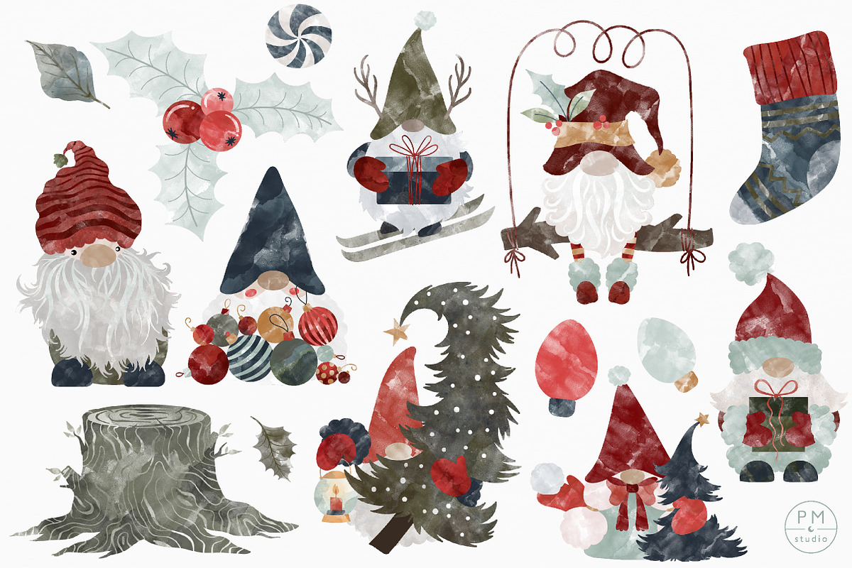 Winter Gnomes Collection, a Graphic by PetiteMarket (Photo 4 of 4)