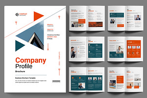 Company Profile Template, a Brochure Template by ContestDesign