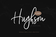 Hughson Script (8 Fonts), a Script Font by Sarid Ezra (Thumbnail 10 of 10)
