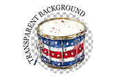Watercolor 4th Of July Clipart, a Seasonal Illustration by Rose Art (Thumbnail 5 of 5)