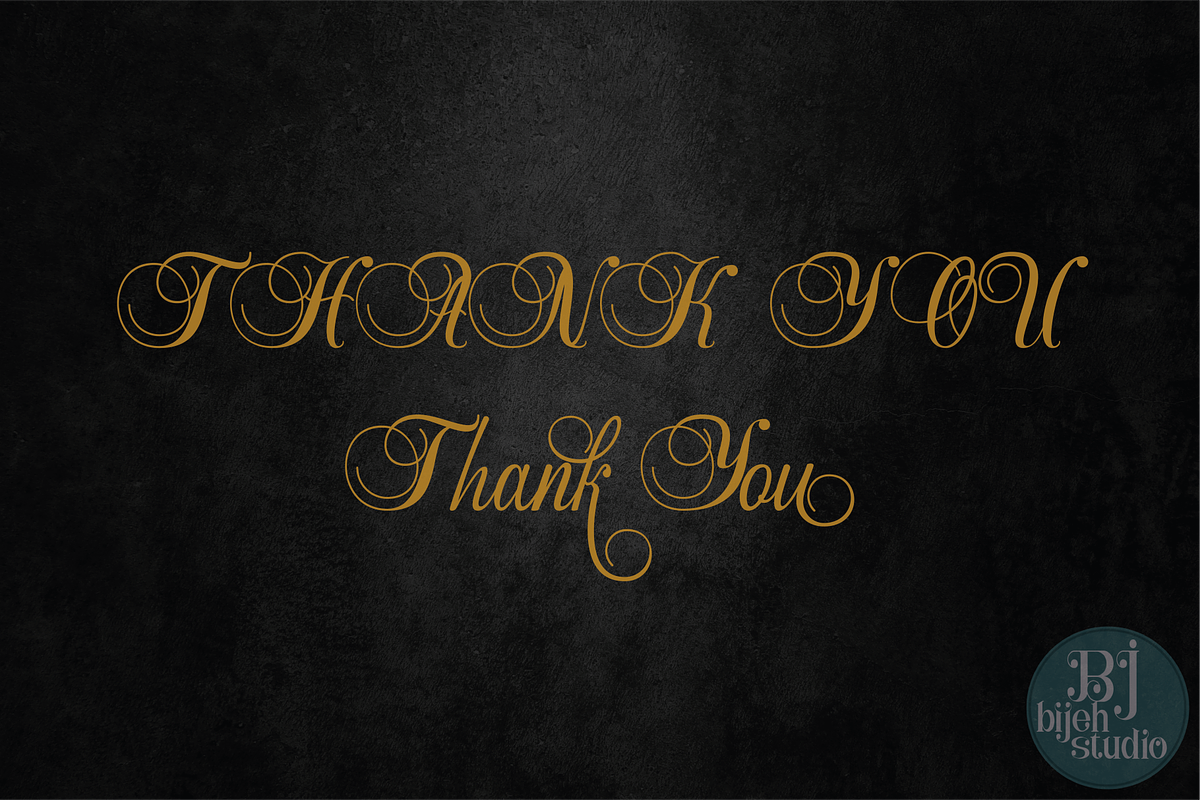 De Gozaru, a Script Font by Bijeh Studio (Photo 8 of 8)