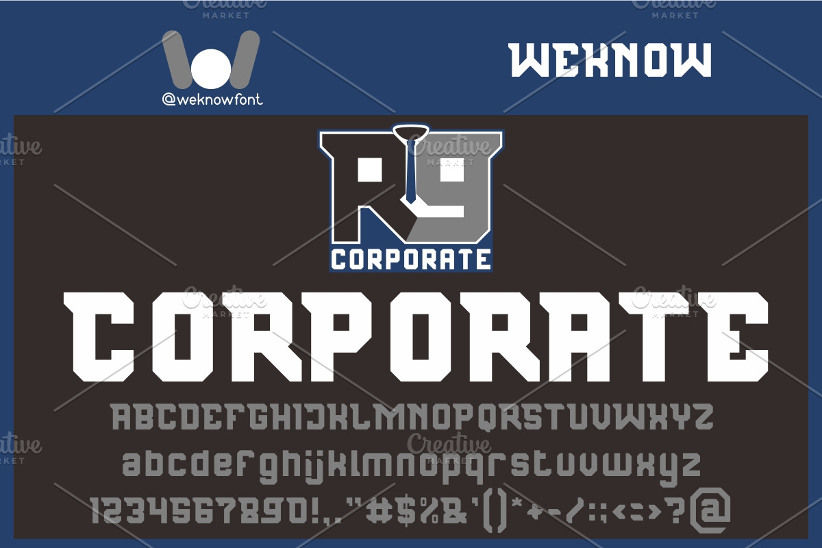 Republic Nine Font, a Font by weknow (Photo 3 of 9)