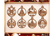 Christmas Balls Set SVG PNG Bundle, an Object Graphic by Digi_Design_World (Thumbnail 2 of 8)