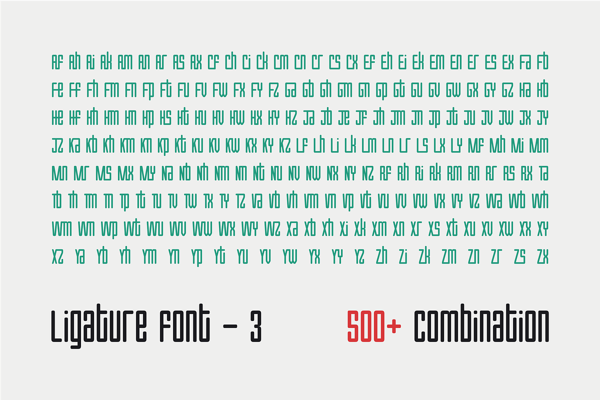 Gridpact, a Sans Serif Font by ahweproject (Photo 16 of 17)