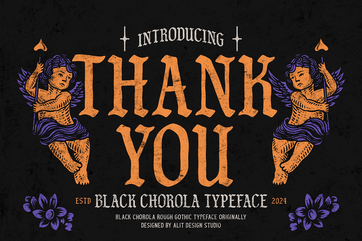 Black Chorola Typeface, a Blackletter Font by alit design (Photo 14 of 15)