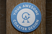 Round Coaster Mockup Pack, a Product Mockup by Jacob Waites (Thumbnail 3 of 6)