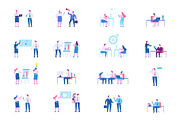 Different people big vector set, a Person Illustration by Vector_Art (Thumbnail 3 of 11)