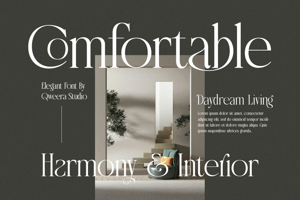 Carika - Elegant Serif, a Serif Font by Qweera Studio (Photo 3 of 10)