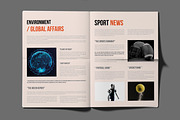 Minimal Newspaper Template, a Magazine Template by MightyDesign (Thumbnail 4 of 8)
