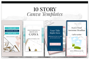 Story Canva Templates, a Social Media Template by Gorgeous Graphics (Thumbnail 1 of 2)