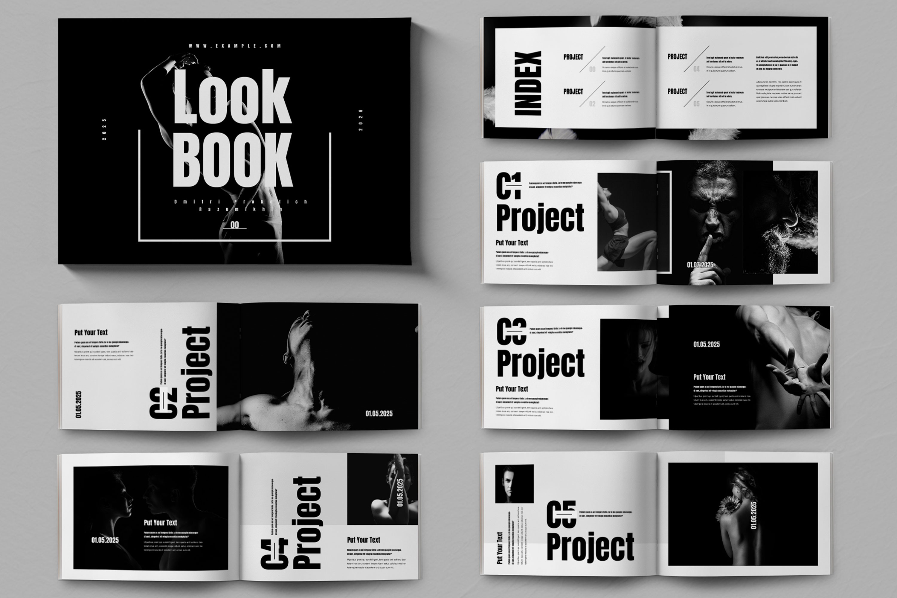 Look Book Layout