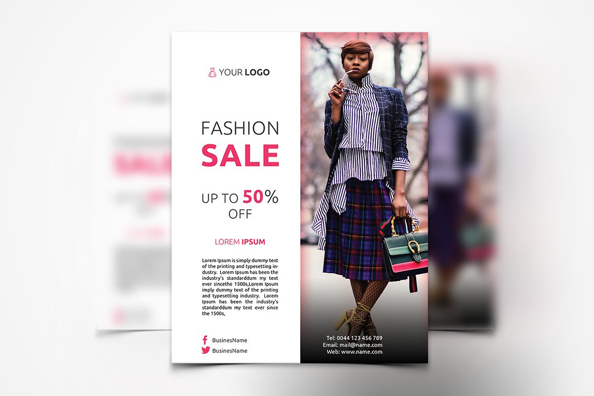 Clothing Flyers - 6 Templates, a Flyer Template by Creatricks