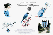 Whimsical Cottagecore Clipart Set, an Illustration by CreationArt (Thumbnail 4 of 7)