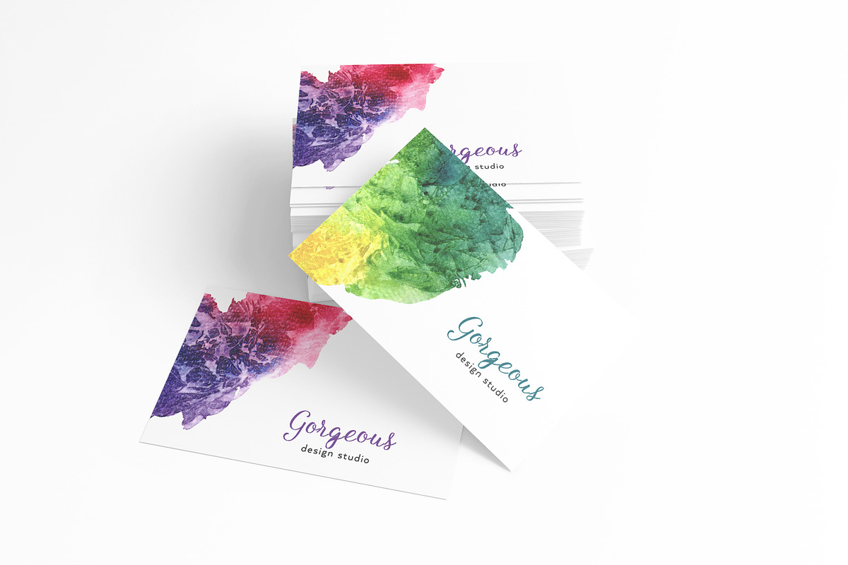 21 Watercolor splashes, a Background Graphic by KitsPix (Photo 5 of 5)
