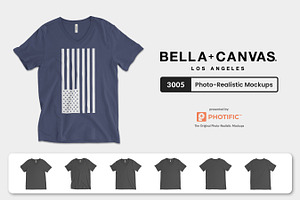 Bella Canvas 3005 V-Neck Tee