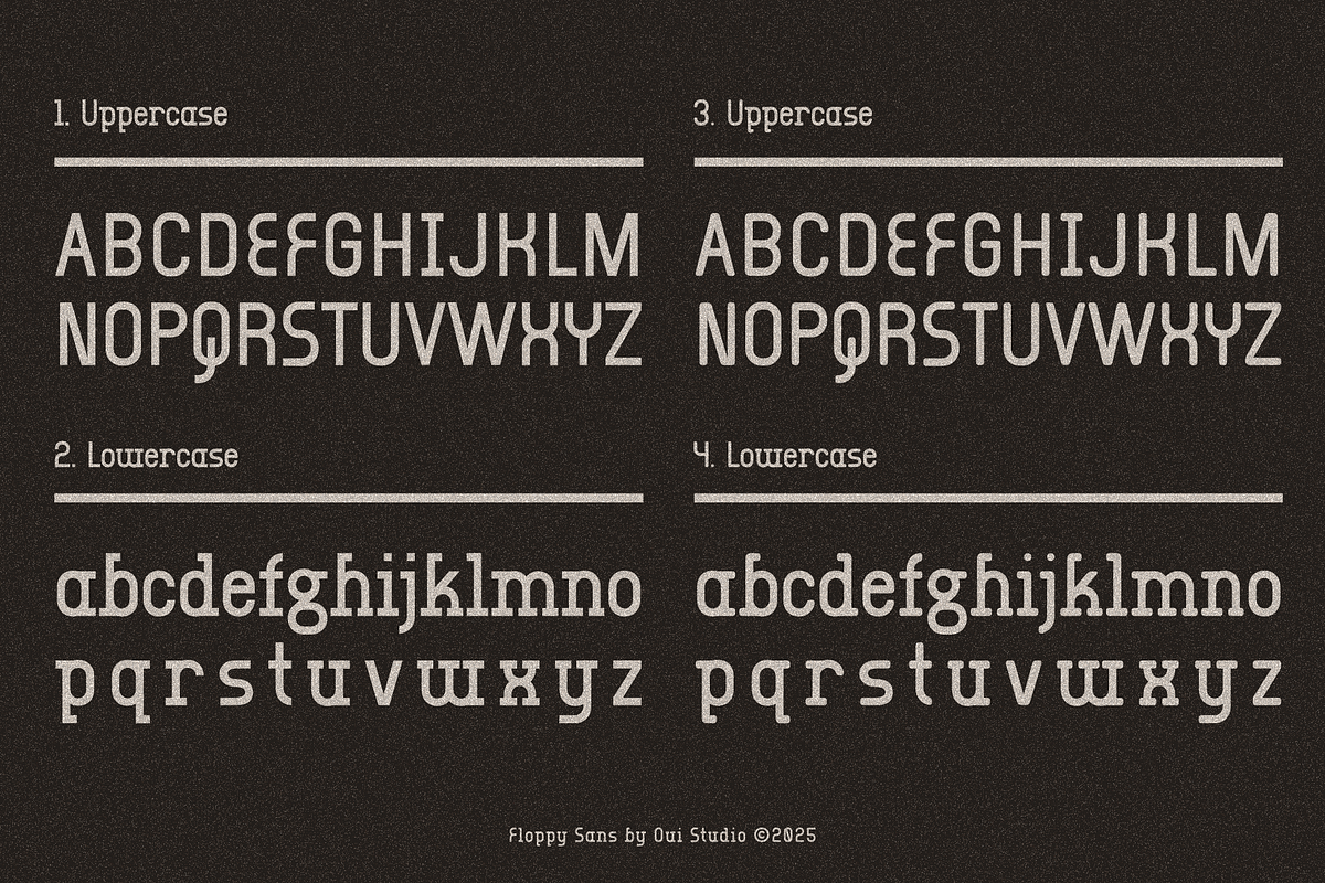 Floppy Clean Modern Sans Serif, a Sans Serif Font by Oui Studio (Photo 6 of 10)