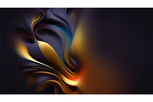 Colorful Abstract Design With, an Illustration by BazziBa♥