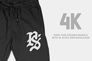 Shaka Wear Fleece Jogger Sweatpants, a Bottom Mockup by Pixel Sauce™ (Thumbnail 3 of 6)