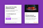 50 Bootstrap Forms, Modals, Sidebars, a Bootstrap Template by Nice, Very Nice (Thumbnail 11 of 14)