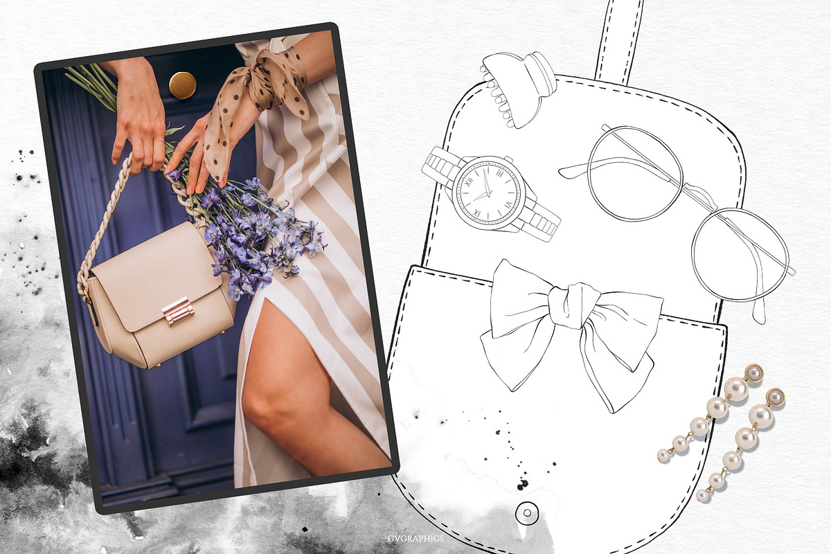 Accessories, Bags and Shoes, an Object Illustration by GVGraphics (Photo 4 of 7)