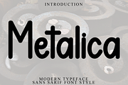 Metalica, a Serif Font by FreshTypeINK (Thumbnail 1 of 7)